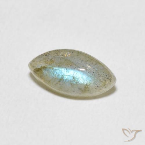 Labradorita Multicolorido Natural 1.32ct, Marquesa, Translúcido