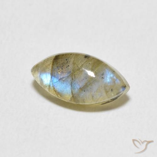 Labradorita Multicolorido Natural 1.59ct, Marquesa, Translúcido