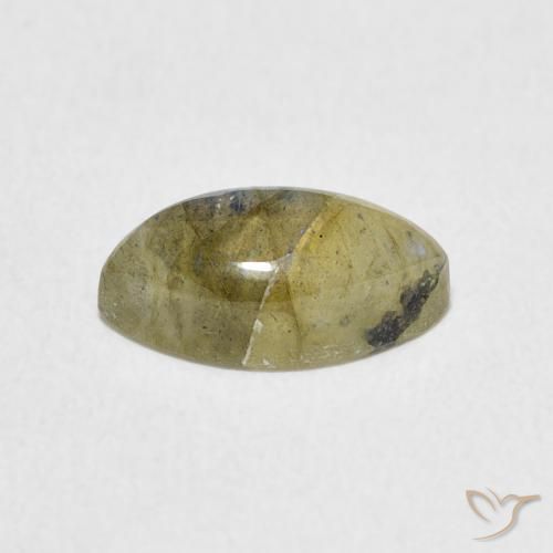 Labradorita Multicolorido Natural 1.59ct, Marquesa, Translúcido