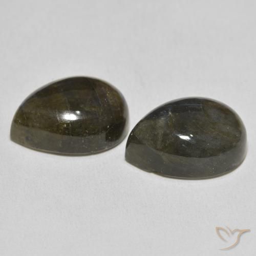 Pedras preciosas de Labradorita Multicolorido natural de 20.86 ct, Formato de pêra, Translúcido