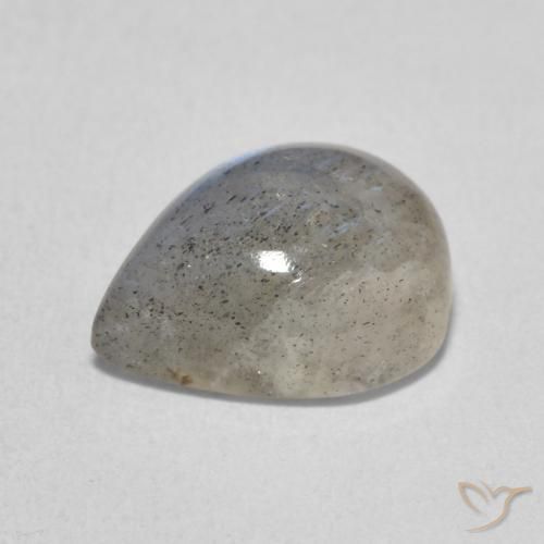 Labradorita Multicolorido Natural 3.65ct, Formato de pêra, Translúcido