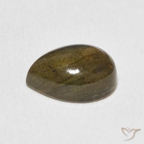 Labradorita Multicolorido Natural 2.40ct, Formato de pêra, Translúcido
