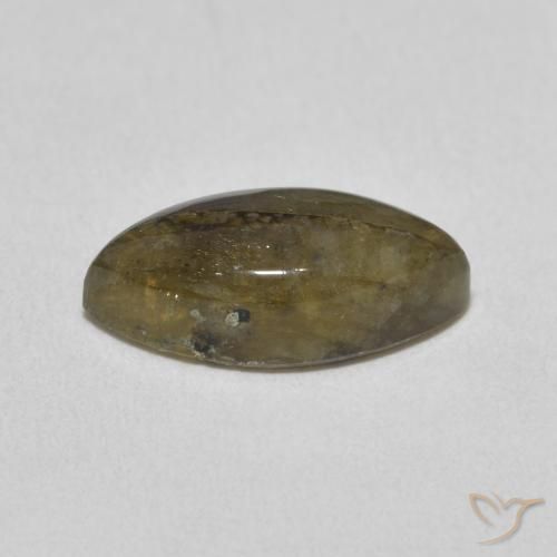 Labradorita Multicolorido Natural 3.31ct, Marquesa, Translúcido