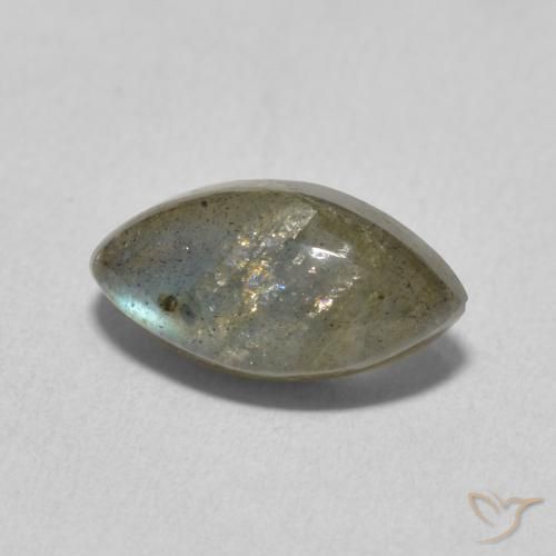 Labradorita Multicolorido Natural 2.57ct, Marquesa, Translúcido