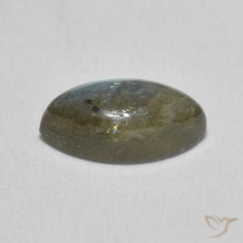 Labradorita Multicolorido Natural 2.57ct, Marquesa, Translúcido