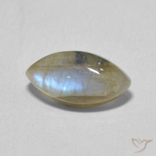 Labradorita Multicolorido Natural 2.37ct, Marquesa, Translúcido