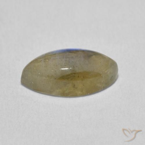 Labradorita Multicolorido Natural 2.37ct, Marquesa, Translúcido