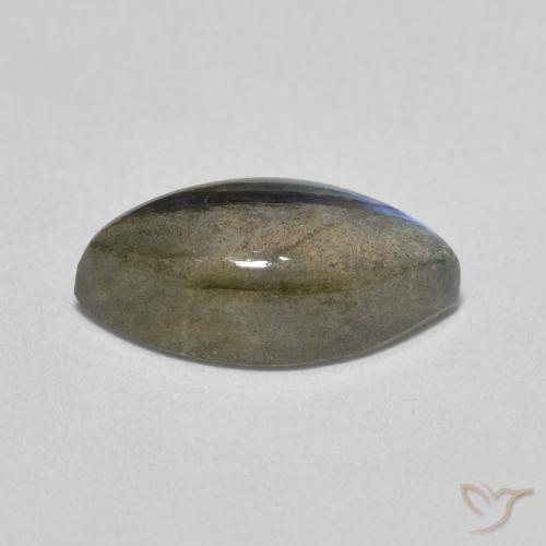 Labradorita Multicolorido Natural 3.78ct, Marquesa, Translúcido