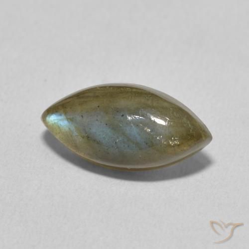 Labradorita Multicolorido Natural 3.30ct, Marquesa, Translúcido