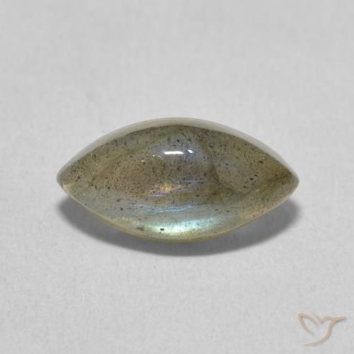 2.35ct Natural Multicolorido Labradorita, Marquesa, Translúcido