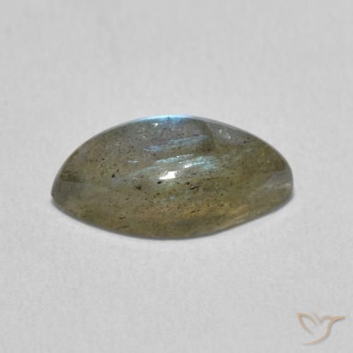 Labradorita Multicolorido Natural 2.35ct, Marquesa, Translúcido