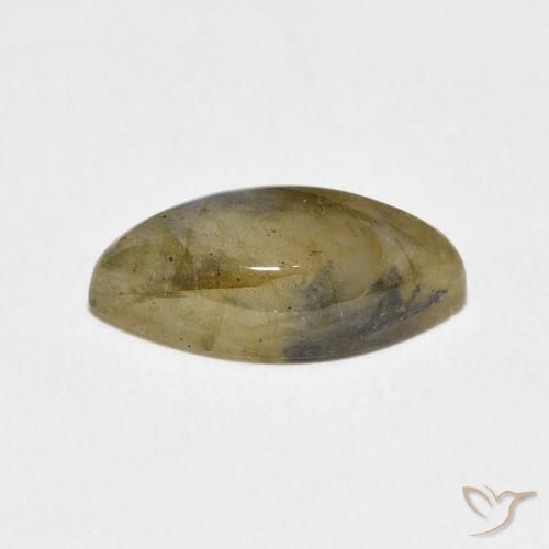 Labradorita Multicolorido Natural 4.70ct, Marquesa, Translúcido