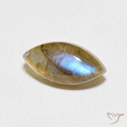 Labradorita Multicolorido Natural 2.51ct, Marquesa, Translúcido
