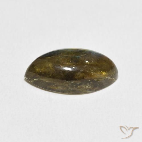 Labradorita Multicolorido Natural 5.18ct, Marquesa, Translúcido
