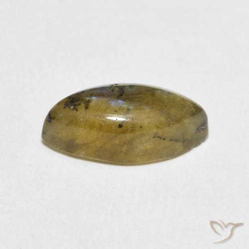 Labradorita Multicolorido Natural 3.64ct, Marquesa, Translúcido