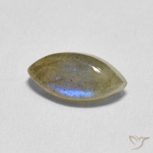 Labradorita Multicolorido Natural 2.55ct, Marquesa, Translúcido