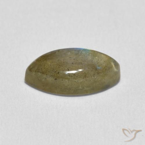 Labradorita Multicolorido Natural 2.55ct, Marquesa, Translúcido