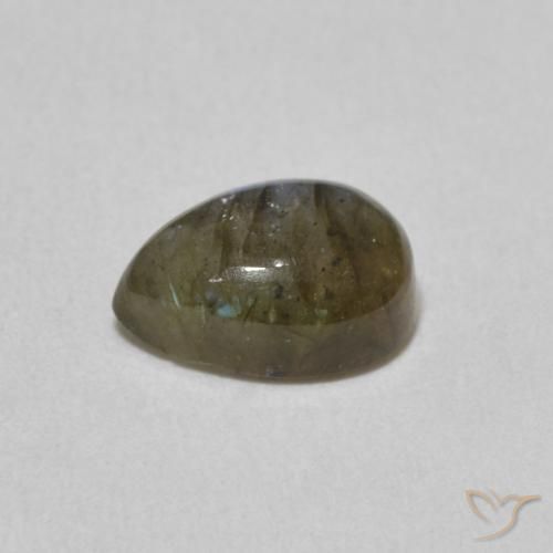 Labradorita Multicolorido Natural 1.80ct, Formato de pêra, Translúcido