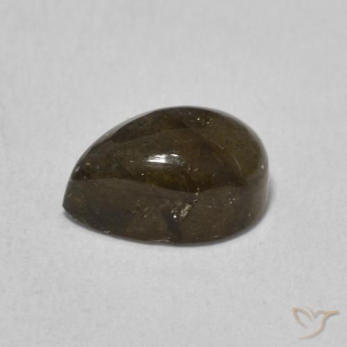 Labradorita Multicolorido Natural 1.93ct, Formato de pêra, Translúcido