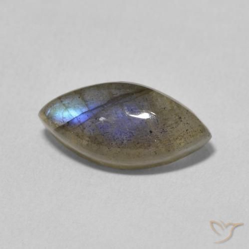 Labradorita Multicolorido Natural 3.58ct, Marquesa, Translúcido