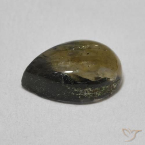 Labradorita Multicolorido Natural 2.31ct, Formato de pêra, Translúcido