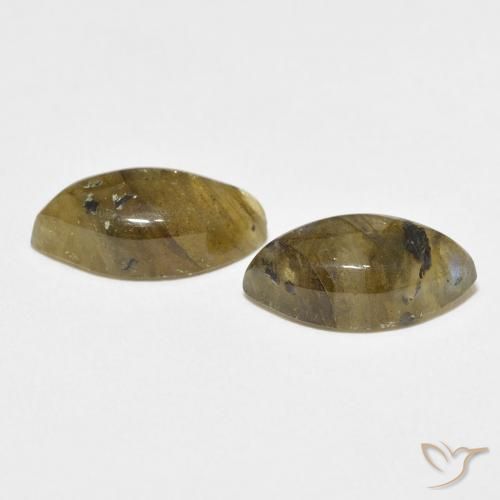 Pedras preciosas de Labradorita Multicolorido natural de 7.16 ct, Marquesa, Translúcido
