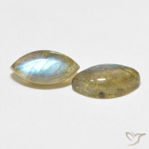 Pedras preciosas de Labradorita Multicolorido natural de 4.97 ct, Marquesa, Translúcido
