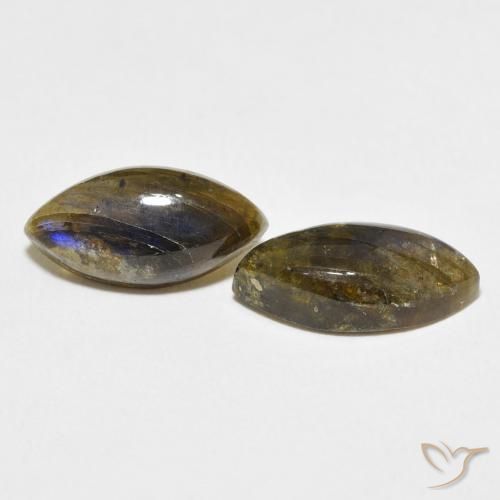 Pedras preciosas de Labradorita Multicolorido natural de 6.50 ct, Marquesa, Translúcido