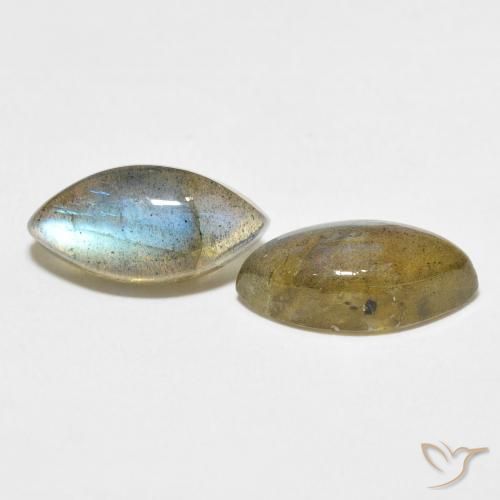 Pedras preciosas de Labradorita Multicolorido natural de 7.47 ct, Marquesa, Translúcido