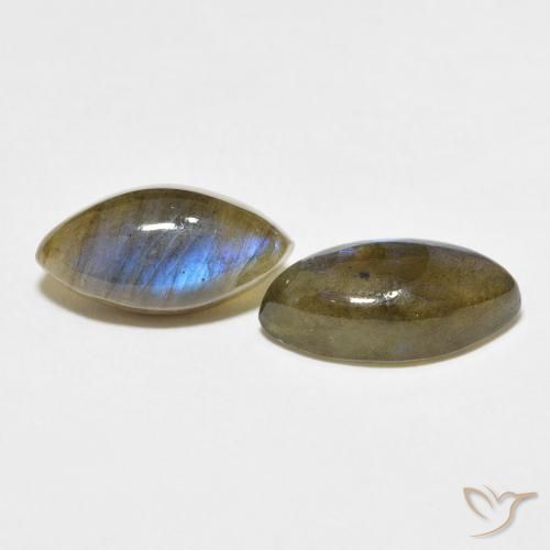 Pedras preciosas de Labradorita Multicolorido natural de 7.20 ct, Marquesa, Translúcido