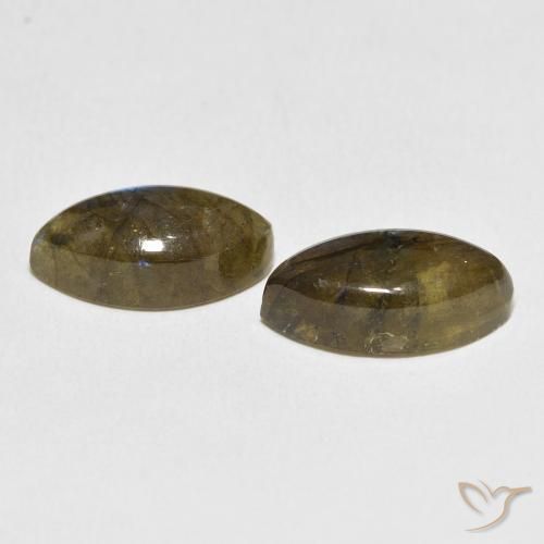 Pedras preciosas de Labradorita Multicolorido natural de 11.07 ct, Marquesa, Translúcido
