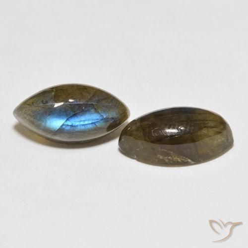 Pedras preciosas de Labradorita Multicolorido natural de 11.00 ct, Marquesa, Translúcido