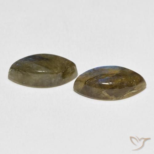 Pedras preciosas de Labradorita Multicolorido natural de 6.55 ct, Marquesa, Translúcido