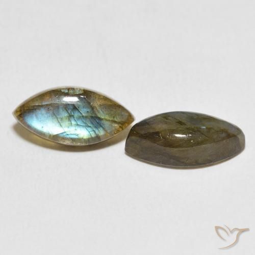 Pedras preciosas de Labradorita Multicolorido natural de 6.54 ct, Marquesa, Translúcido
