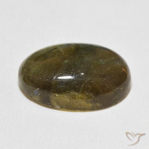 Labradorita Multicolorido Natural 12.53ct, oval, Translúcido