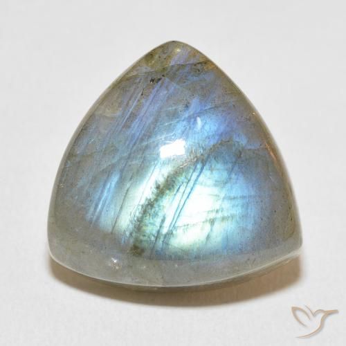 19.83ct Natural Multicolorido Labradorita, Trilhão, Translúcido