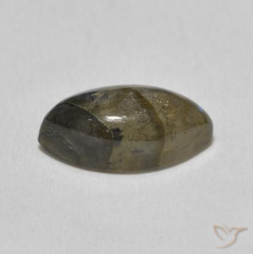 Labradorita Multicolorido Natural 3.87ct, Marquesa, Translúcido