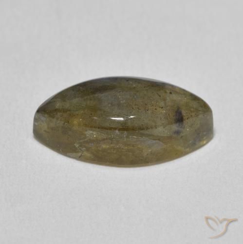 Labradorita Multicolorido Natural 5.38ct, Marquesa, Translúcido