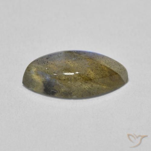 Labradorita Multicolorido Natural 3.14ct, Marquesa, Translúcido
