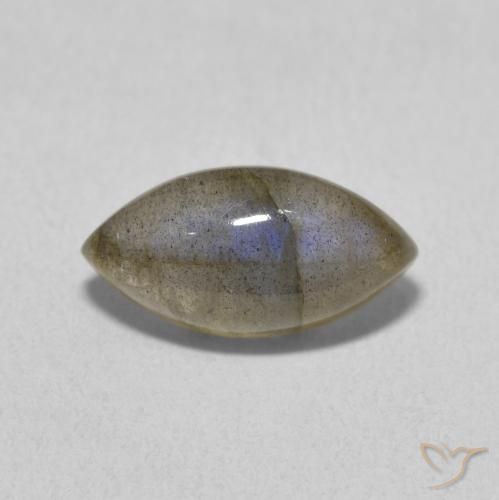 2.39ct Natural Multicolorido Labradorita, Marquesa, Translúcido