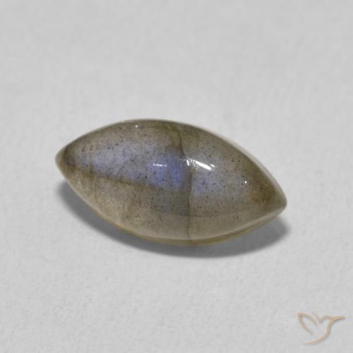 Labradorita Multicolorido Natural 2.39ct, Marquesa, Translúcido
