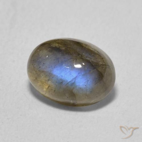 Labradorita Multicolorido Natural 1.72ct, oval, Translúcido