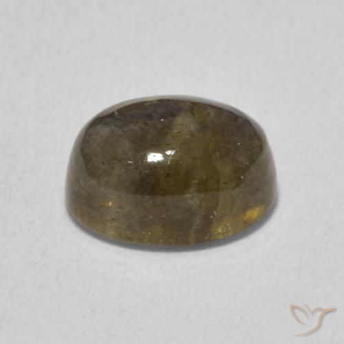 Labradorita Multicolorido Natural 1.72ct, oval, Translúcido