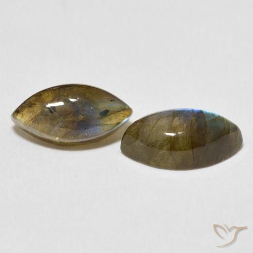 Pedras preciosas de Labradorita Multicolorido natural de 4.77 ct, Marquesa, Translúcido