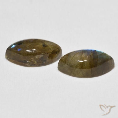 Pedras preciosas de Labradorita Multicolorido natural de 4.77 ct, Marquesa, Translúcido