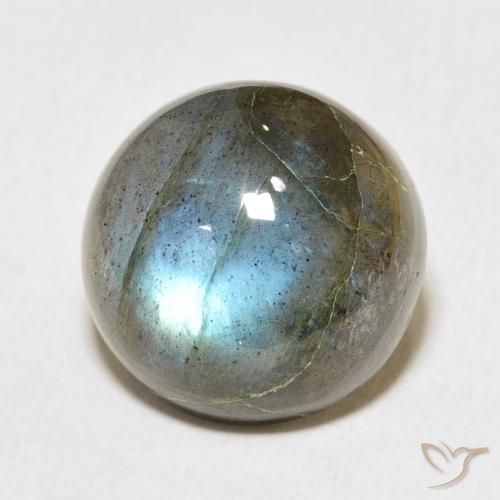 Labradorita Multicolorido Natural 13.45ct, Redondo, Translúcido