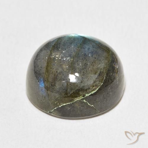 Labradorita Multicolorido Natural 13.45ct, Redondo, Translúcido