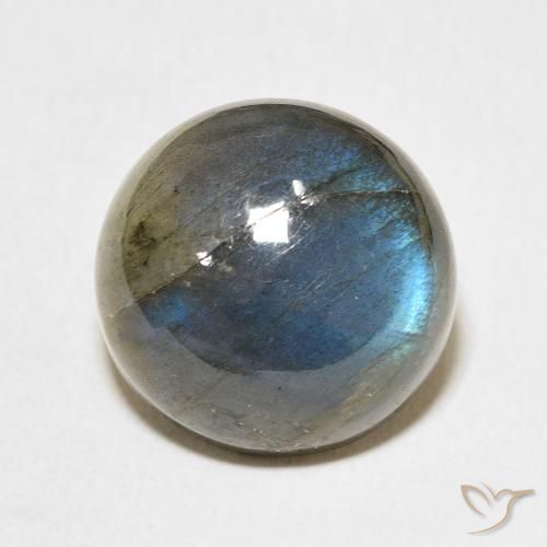 Labradorita Multicolorido Natural 13.14ct, Redondo, Translúcido
