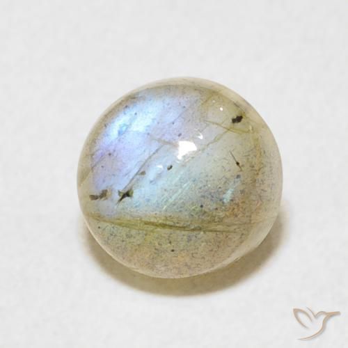 Labradorita Multicolorido Natural 1.92ct, Redondo, Translúcido