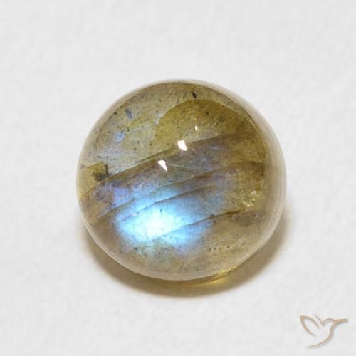 Labradorita Multicolorido Natural 2.54ct, Redondo, Translúcido